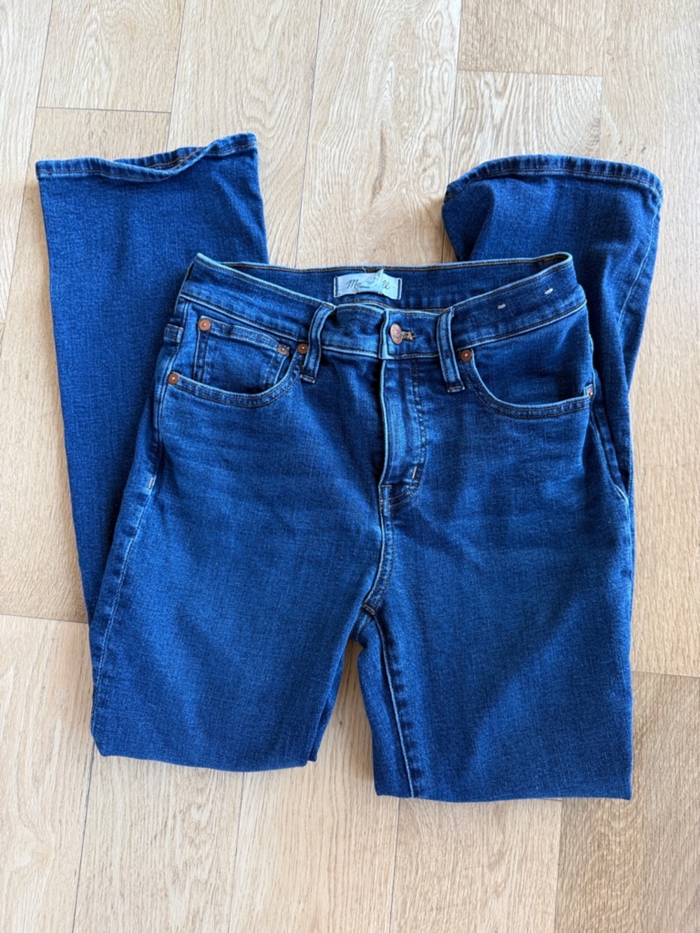Madewell High Rise Kick Out Jeans